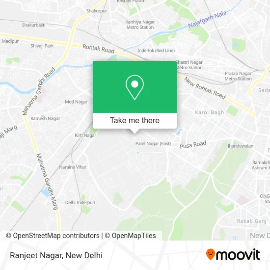 Ranjeet Nagar map