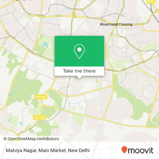 Malviya Nagar, Main Market map
