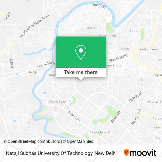 Netaji Subhas University Of Technology map