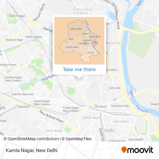 Kamla Nagar Delhi Map How To Get To Kamla Nagar In Delhi By Bus, Metro Or Train?