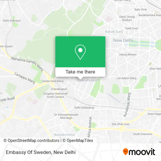 Embassy Of Sweden map