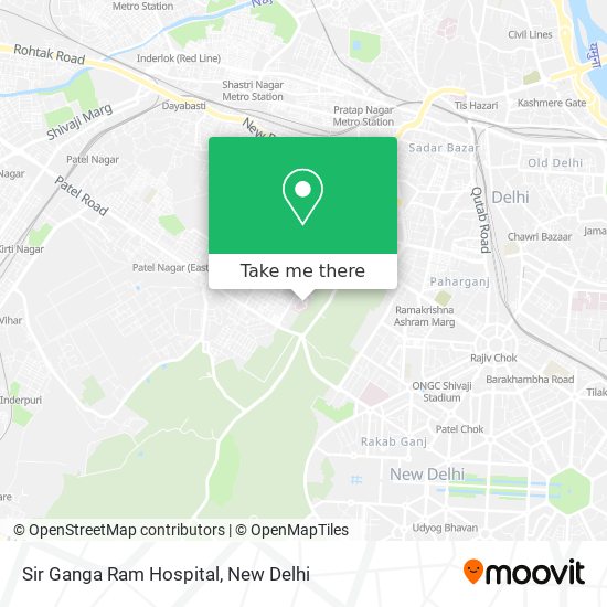 Sir Ganga Ram Hospital map