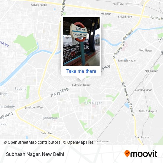 How to get to Subhash Nagar in Delhi by Metro or Bus?