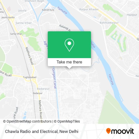 Chawla Radio and Electrical map