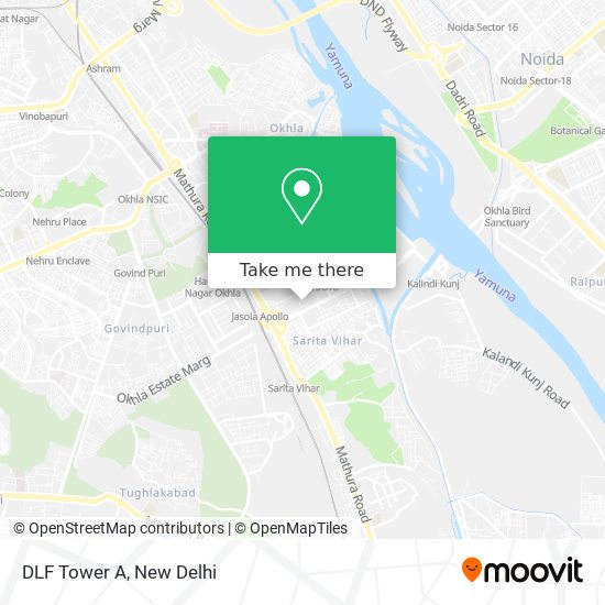 DLF Tower A map