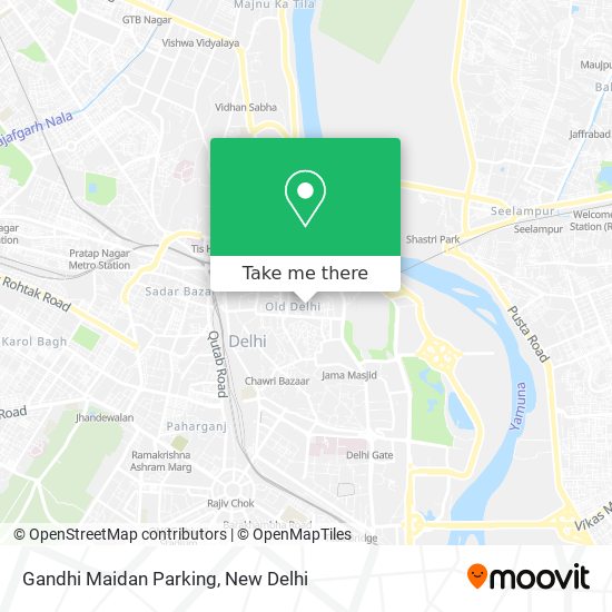 Gandhi Maidan Parking map