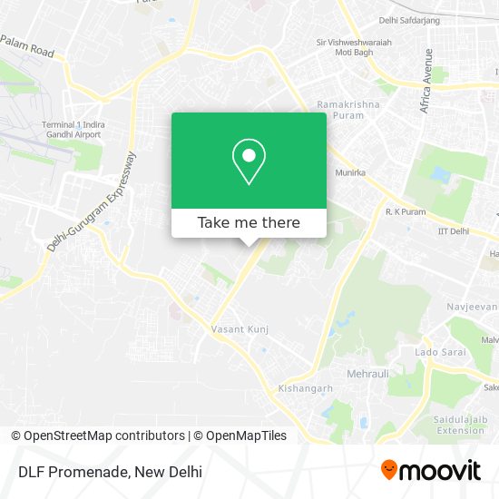 DLF Promenade map