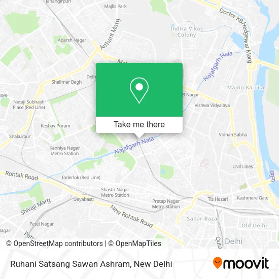 Ruhani Satsang Sawan Ashram map
