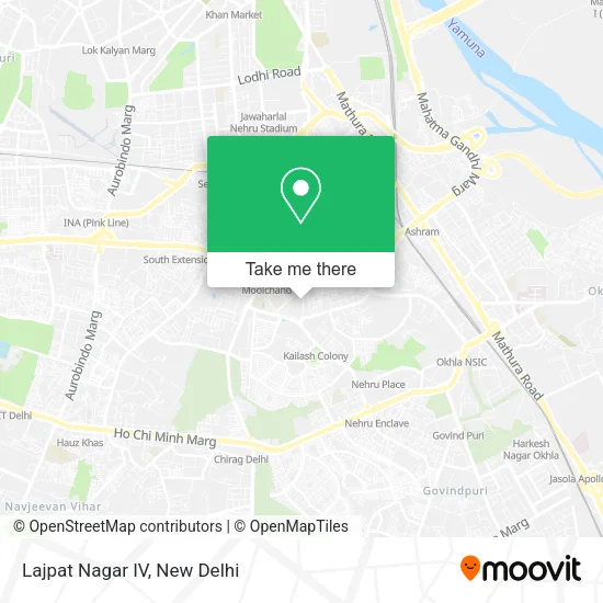 Lajpat Nagar IV map