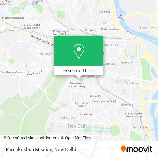 Ramakrishna Mission map