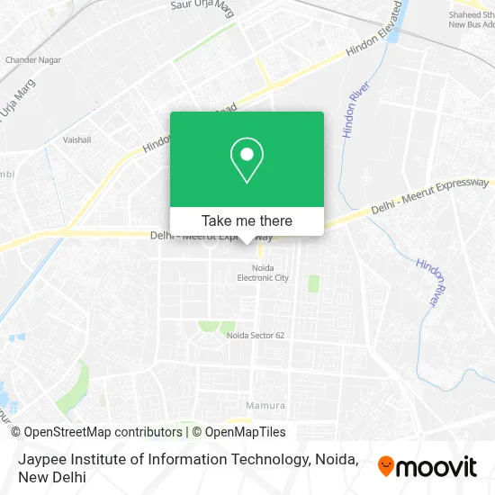 Jaypee Institute Of Information Technology, Noida map
