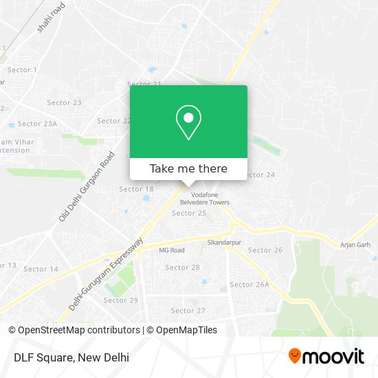 DLF Square map