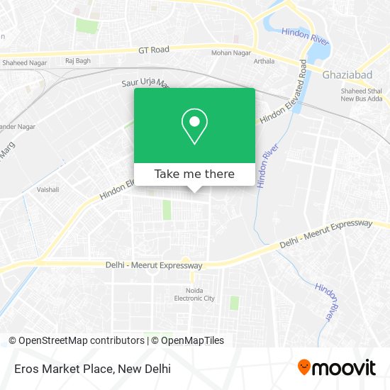 Eros Market Place map