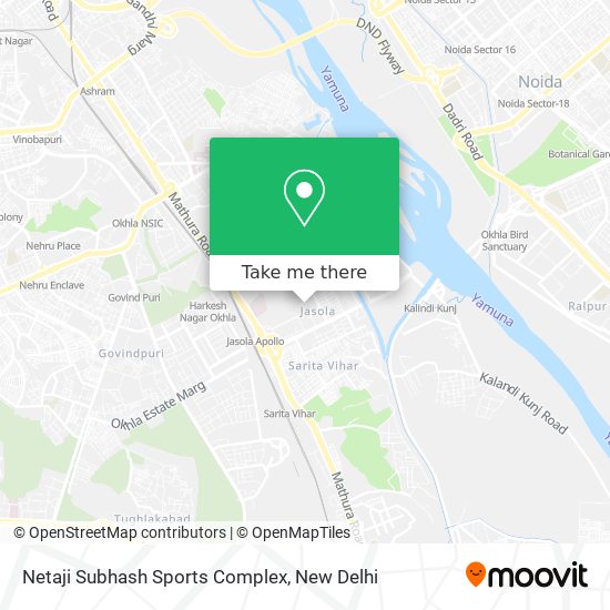 Netaji Subhash Sports Complex map