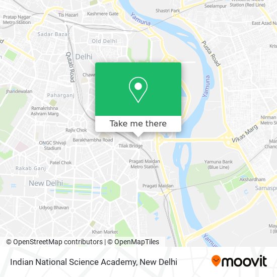 Indian National Science Academy map