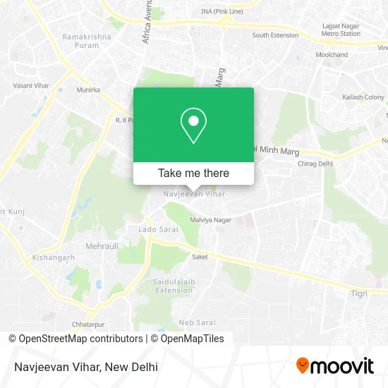 Navjeevan Vihar map