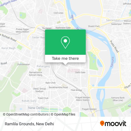 Ramlila Grounds map