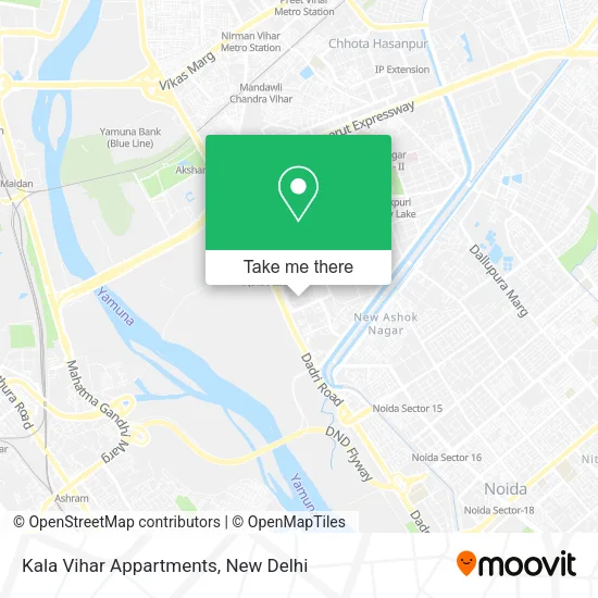 Kala Vihar Appartments map