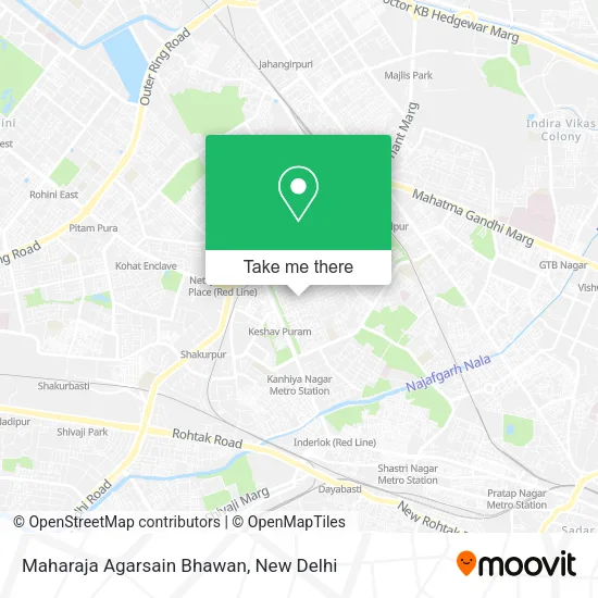 Maharaja Agarsain Bhawan map