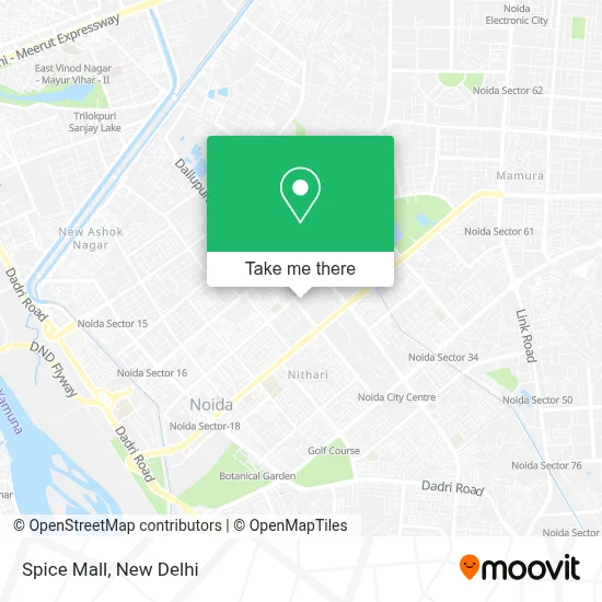 Spice Mall map
