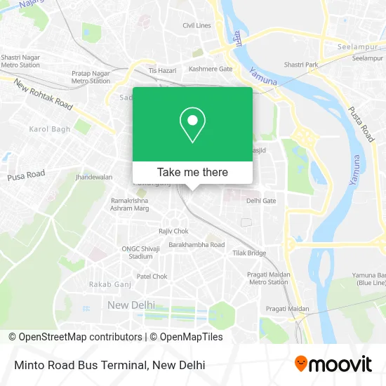 Minto Road Bus Terminal map