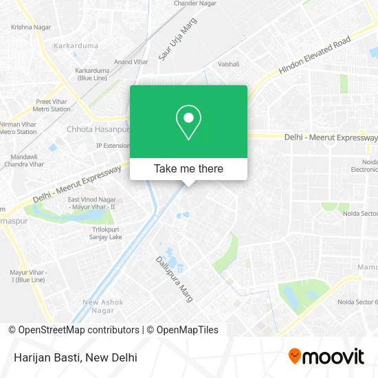 Harijan Basti map