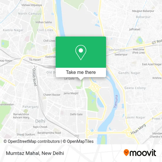 Mumtaz Mahal map