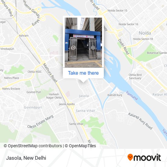 How To Get To Jasola In Delhi By Metro Or Bus?