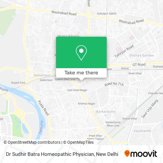 Dr Sudhir Batra Homeopathic Physician map