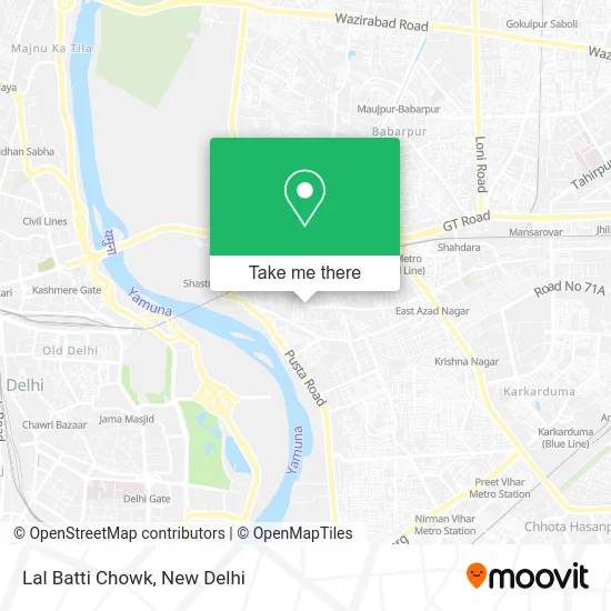 Lal Batti Chowk map