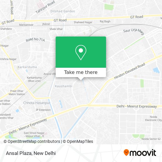 Ansal Plaza map