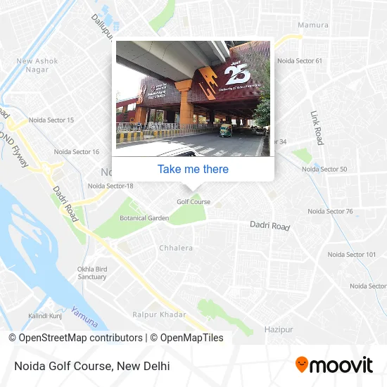 Noida Golf Course map