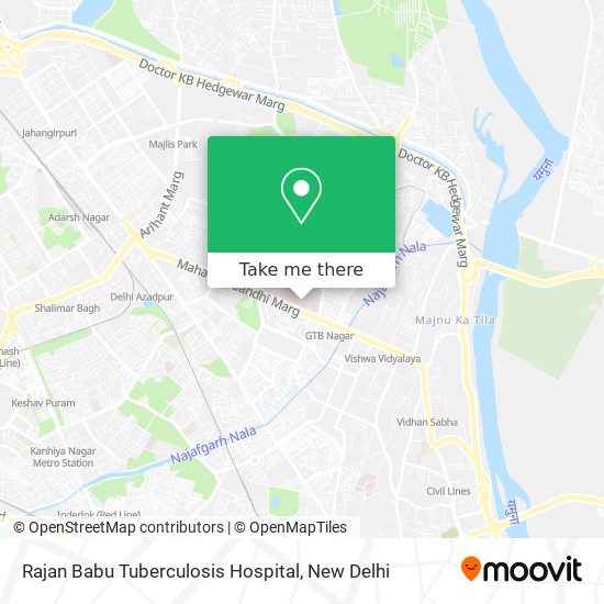 Rajan Babu Tuberculosis Hospital map