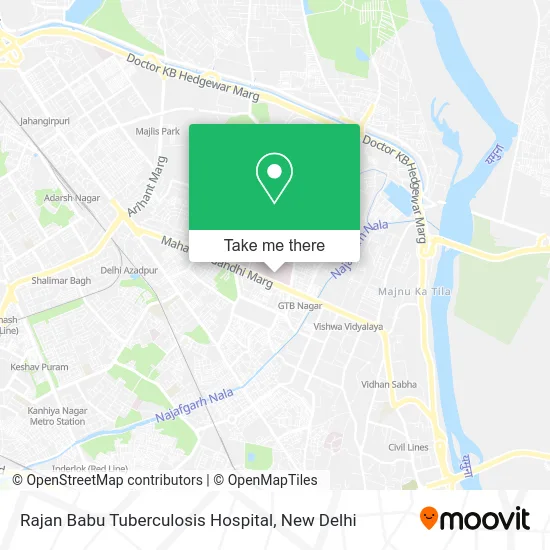 Rajan Babu Tuberculosis Hospital map