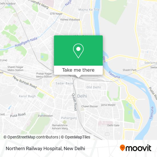 Northern Railway Hospital map