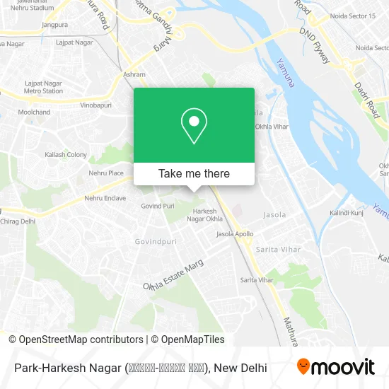 Park-Harkesh Nagar (पार्क-हरकेश नगर) map