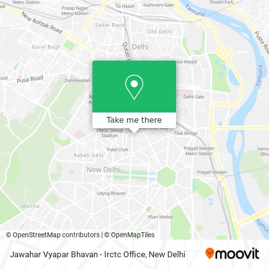 Jawahar Vyapar Bhavan - Irctc Office map