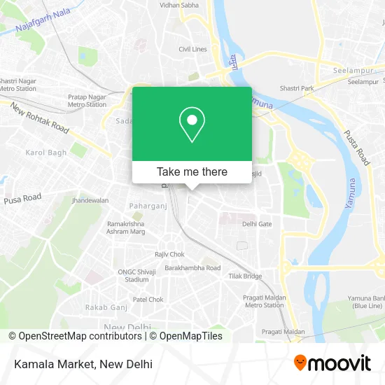 Kamala Market map