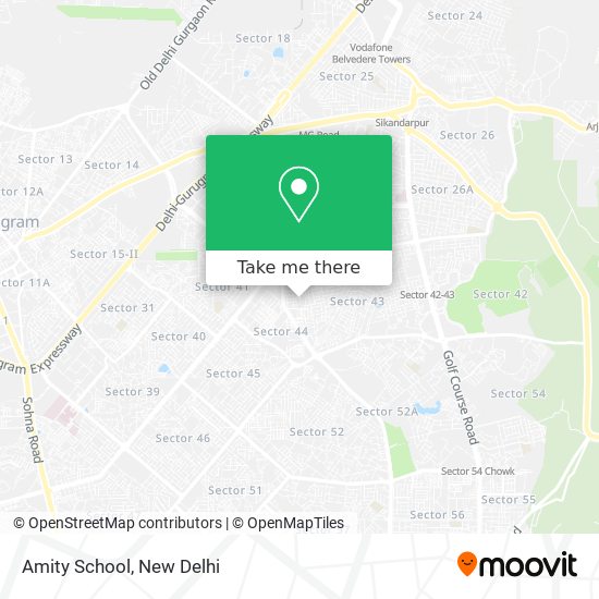 Amity School map