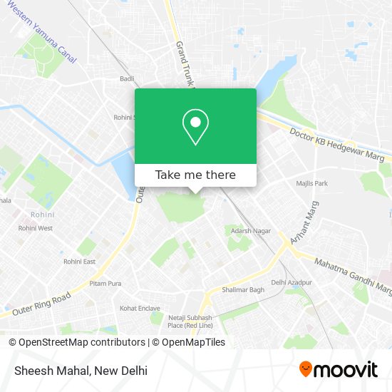 Sheesh Mahal map