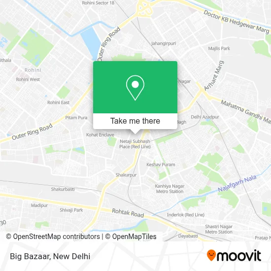 Big Bazaar map