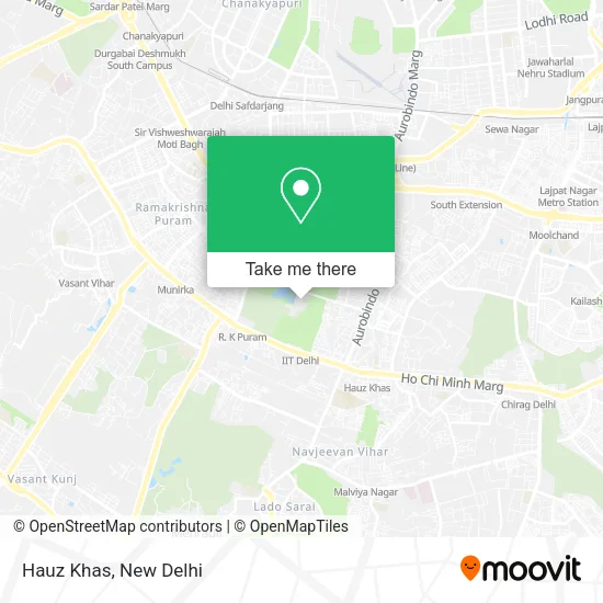 Hauz Khas map