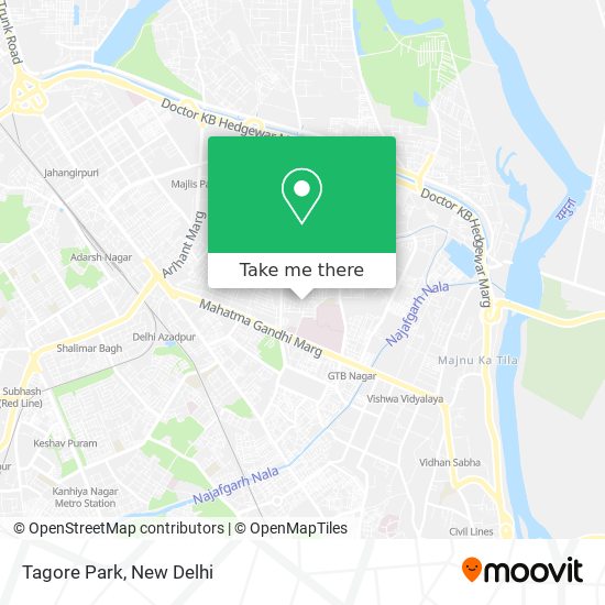 Tagore Park map