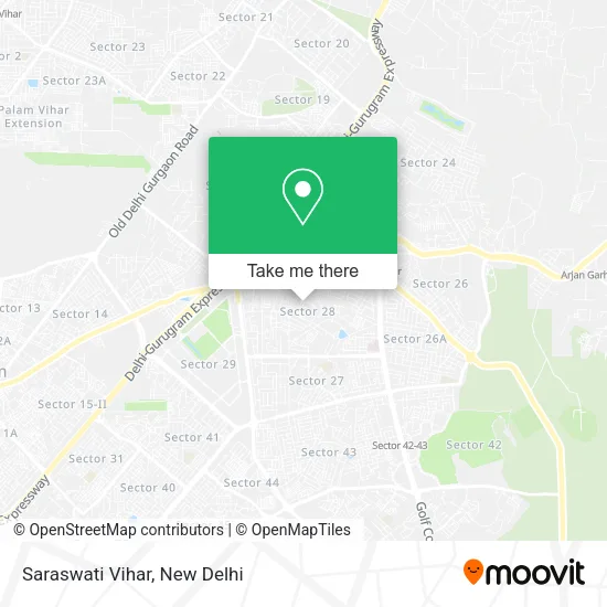 Saraswati Vihar map
