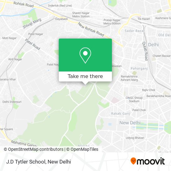 J.D Tytler School map