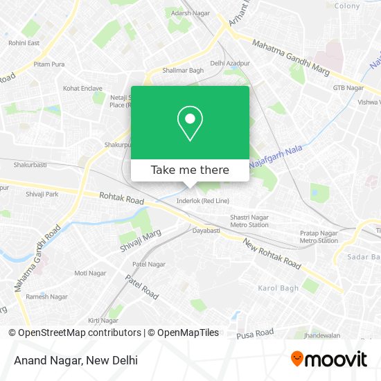 How to get to Anand Nagar in Delhi by Bus, Metro or Train?