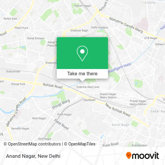 Anand Nagar map
