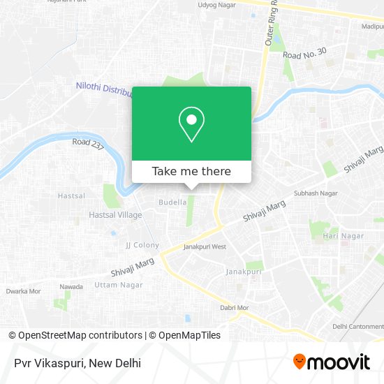 Pvr Vikaspuri map