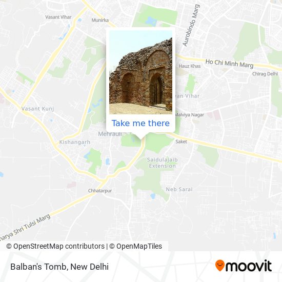 Balban's Tomb map