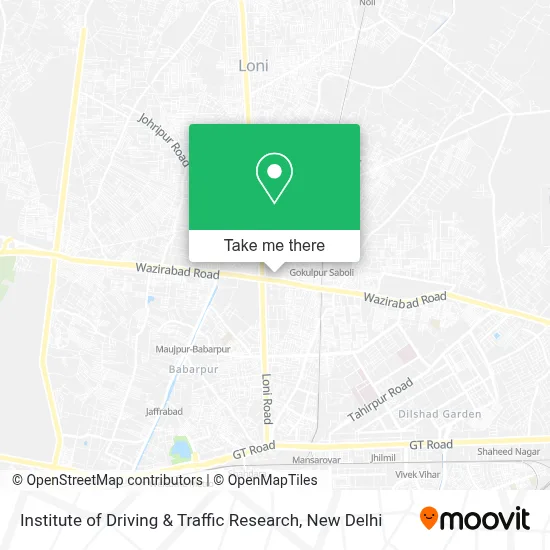 Institute Of Driving & Traffic Research map